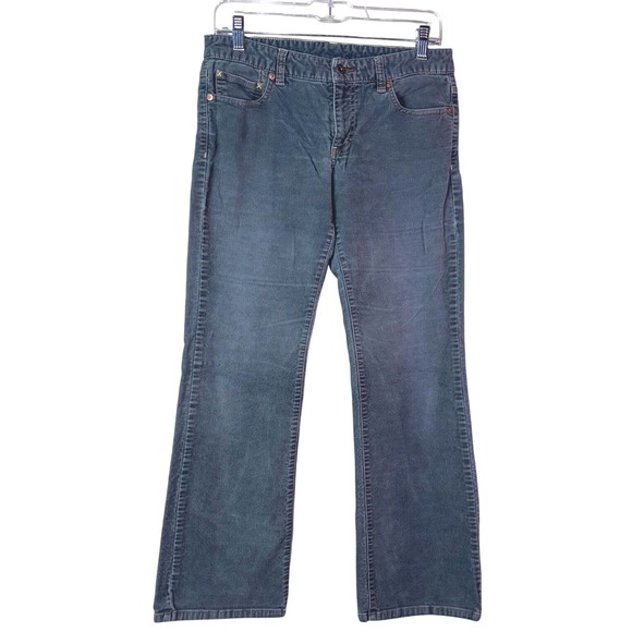 Polo Ralph Lauren Pants - Polo Jeans Co Ralph Lauren Women 6 Corduroy Pants Gray Blue Bootcut Stretch